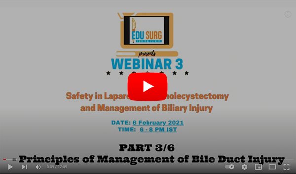 Biliary injury management