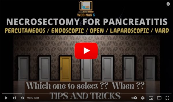 Pancreatitis surgery (necrosectomy) – approaches, tips and tricks