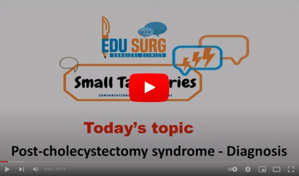 How to manage symptoms after cholecystectomy